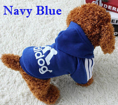 Dog Clothes Pets Coats Soft Cotton Puppy Dog Clothes Adidog Clothes For Dog 7 colors XS-4XL